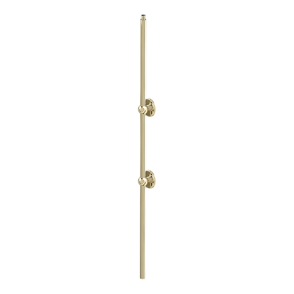 Extended vertical riser (with two adjustable vertical riser wall brackets) - GOLD